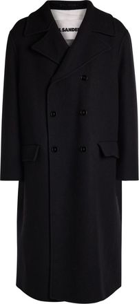 Jil Sander Double-breasted Wool Coat - Black - 46 (UK36 / S)