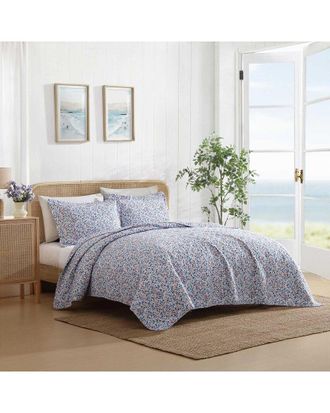 Laura Ashley Leoflower Reversible Quilt Set