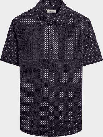 Bugatchi Mens OoohCotton Miles Sport Shirt