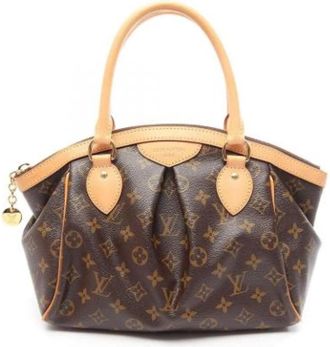 Louis Vuitton Pre-owned Vintage Canvas Handbag - Dames - Vintage Handtas - Bruin - ONE Size - Leer - Vintage