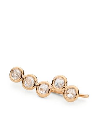 Lito 18K rose gold Cardio diamond earring - Rosa