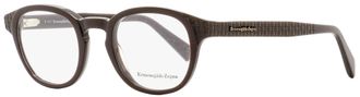 Ermenegildo Zegna Mens Eyeglasses EZ5108 050 Dark Brown 48mm