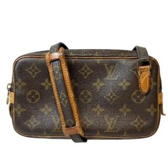 Louis Vuitton Pre-owned Cross Body Bags, female, Brown, Size: ONE SIZE Pre-owned Vintage Monogram Crossbody Bag