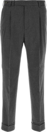 Pantaloni Torino Dark Grey Pleated Pants