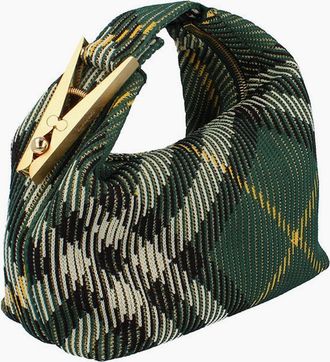 Burberry Womens Burberry Mini Peg Duffle Bag - Ivy