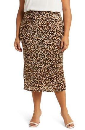 Renee C Midi Skirt in Taupe at Nordstrom Rack, Size 3X