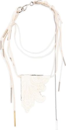 Dries Van Noten Carved Pendant Necklace