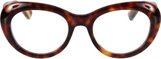 K&agrave;dor Capri New Oversized Tortoiseshell Cat-Eye Sunglasses