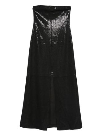 Eleh sequinned dress - women - Fabric - 38 - Black