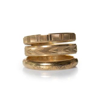 Maison Margiela gold toned ring