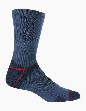 Regatta Mens Regatta Mens Blister Protection II Socks (Pack of 2) - Navy - Size: 9/9.5/10/10.5/11/11.5/12