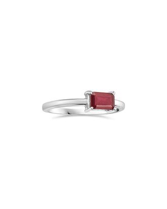 Forever Creations Forever Creations Usa Inc. Signature Collection 14K 0.86 Ct. Tw. Ruby Half-Eternity Ring
