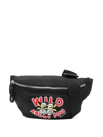 Kenzo Wild Tiger belt bag - men - Polyester/Cotton - One Size - Black
