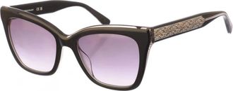 Longchamp Butterfly Stijl Acetaat Zonnebril - Dames - Zonnebrillen - Zwart - ONE Size - Accessoires