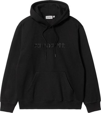 Carhartt Work in Progress Comfortabele hoodie voor dagelijkse stijl - Heren - Hoodies - Zwart - L - Hoodies & sweatvesten