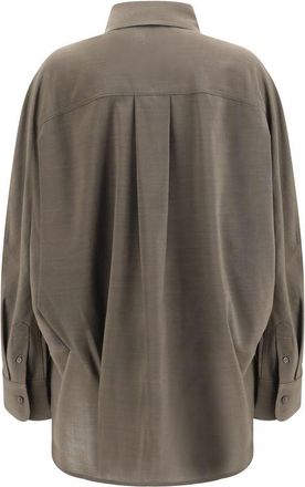 Jacquemus Womens Gray Cotton Shirt