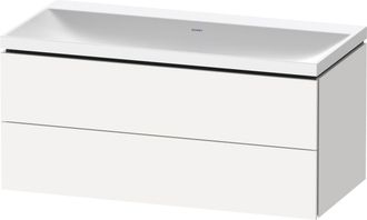 Duravit Duravit L-cube Conjunto En C Suspendido, 2 Cajones, Sin