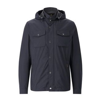 Moorer Light Jackets, male, Blue, Size: 2XL Light Jackets