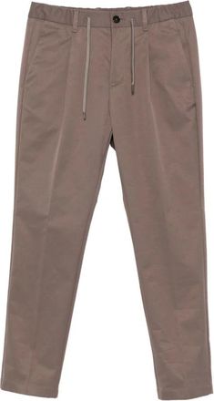 Herno Regular Fit Pants - Heren - Nette broeken - Bruin - XL - Polyester - Broeken