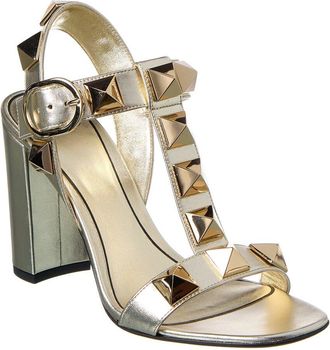 Valentino Roman Stud 90 Leather Sandal
