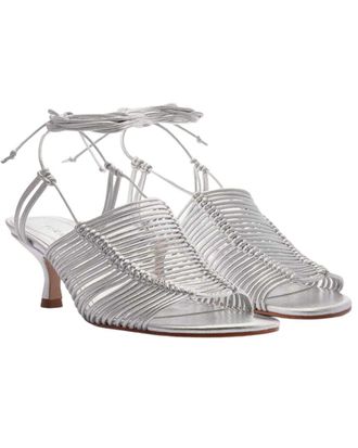 Farm Rio Macrame Leather Sandal