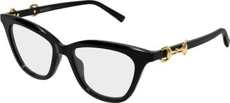 Gucci Cat-eye Optisch Montuur - Dames - Brillen - Zwart - 52 MM - Accessoires
