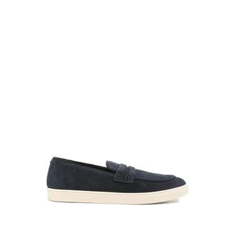 Canali Loafers, male, Blue, Size: 10 US Penny Loafers