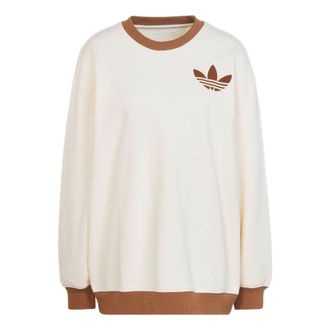 adidas (WMNS) adidas Adicolor 70s Sweatshirt Beige IB2040