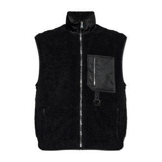 Fendi Vests, male, Black, Size: S Gilet