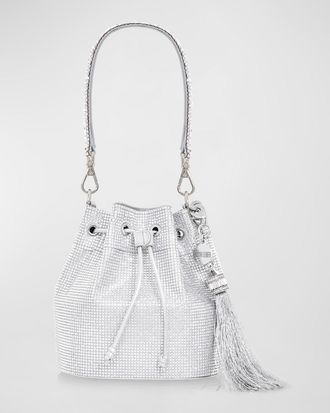 Judith Leiber Piper Medium Crystal Bucket Bag