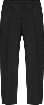 Ami straight-leg tailored trousers - men - Wool - 44 - Black