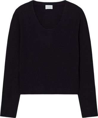 Closed Jersey Escote Grande - Dames - Ronde hals truien - Zwart - S - Wol - Truien & Vesten