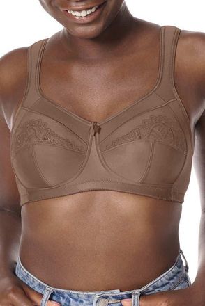 Amoena Isadora Wire-Free Bra in Mocha at Nordstrom, Size 38Ddd
