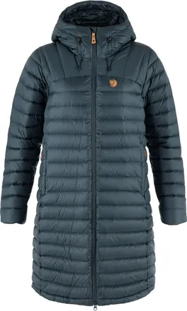 Fj&auml;llr&auml;ven Womens Snow Flake Down Parka Blue XS