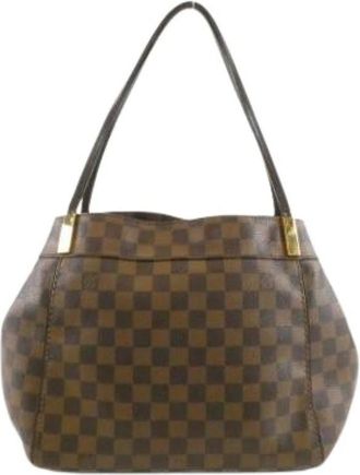 Louis Vuitton Pre-owned Shoulder Bags, female, Brown, Size: ONE SIZE Pre-owned Damier Handbag