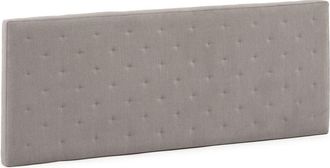 Marckonfort Cabecero Tapizado Perth 150x60 Cm Color Gris. Acolchado Con Espuma. Bordado Efecto Capiton&eacute;. 8 Cm De Grosor. Incluye Herrajes Para Colgar