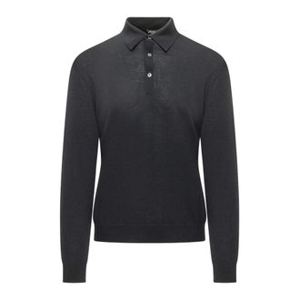 Ermenegildo Zegna Trofeo 15Mil15 Polo - Heren - Tops - Zwart - Maat: L