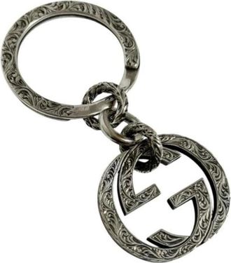 Gucci Pre-owned Sleutelhanger - unisex - Vintage Accessoires - Grijs - ONE Size - Vintage