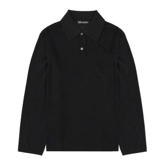 Our Legacy Polo Shirts, male, Black, Size: 2XL Rugby Longsleeve