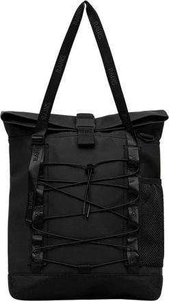 Rains Tassen, Dames, Zwart, ONE Size, Trail Rolltop Tote Bag W3