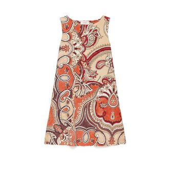 Maliparmi Short Dresses, female, Red, Size: 2XL Hippie Lotus Dress