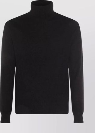 Malo ribbed turtleneck sweater long sleeves