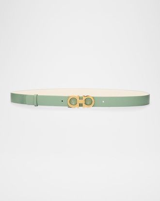 Ferragamo Gancini Reversible Leather Belt