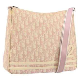 Dior Pre-owned Cross Body Bags, female, Pink, Size: ONE SIZE Pre-owned Plastic Shoulder Bag