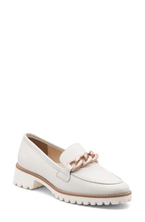 Ara Kiana Lug Sole Loafer in Cream Calf at Nordstrom, Size 11