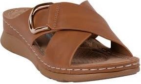 Good Choice Shoes Eanna Wedge Sandal in Tan at Nordstrom Rack, Size 8.5