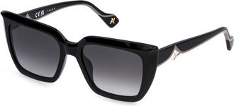 Yalea SYA248 MARGHERITA 0700 Womens Sunglasses Black Size 54