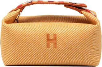 Herm&egrave;s Pre-owned Hermes Small Wool Bride A Brac Au Carre Case Ladies FL1EI09QRAHUNYK7