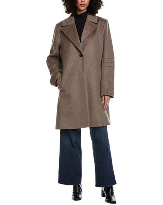Via Spiga Walker Wool-Blend Coat