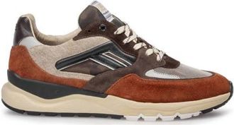 Floris Van Bommel De Treener 01.22 suède sneakers oranje